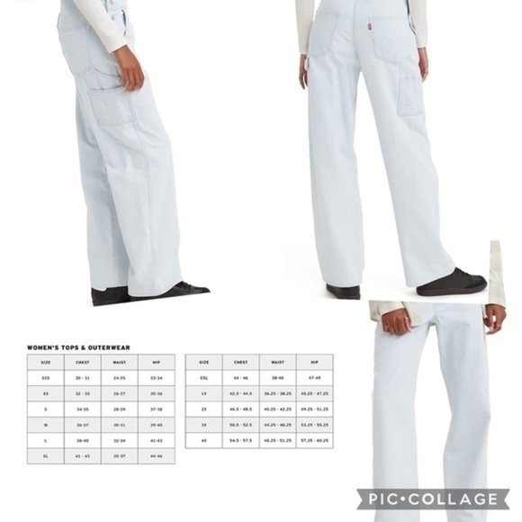 Levi’s Carpenter Overall Large - Picture 2 of 3